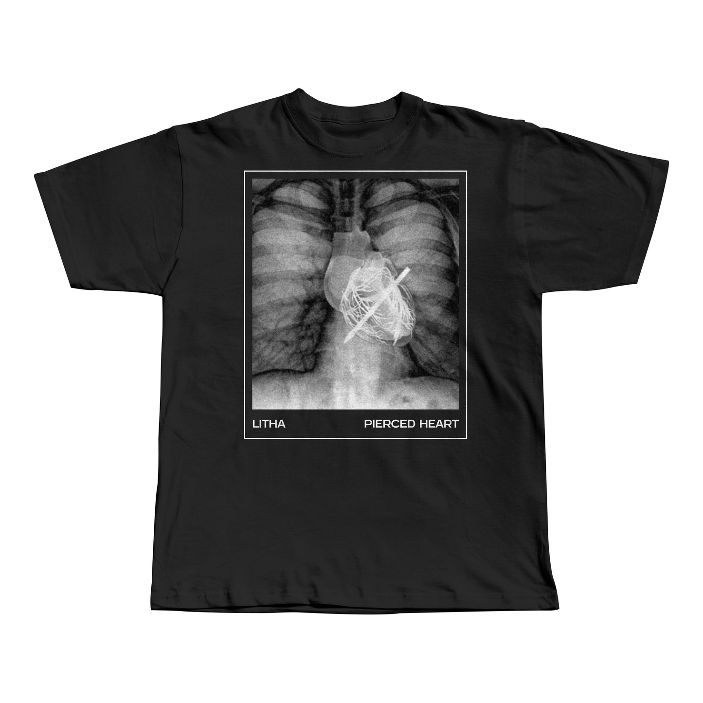 PIERCED HEART T-SHIRT - UNISEX